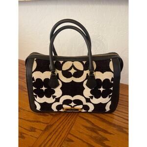 Kate Spade Spade Flower Monogram Gramercy Chenille Medium Satchel